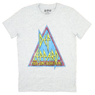 DEF LEPPARD Sugar on Heather Gray Tee T-shirt