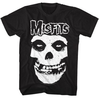 MISFITS  Logo Outline Skull T-shirt