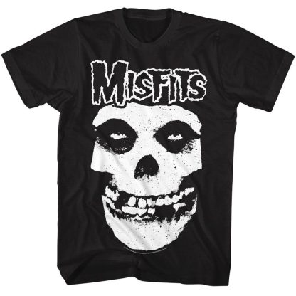 MISFITS  Logo Outline Skull T-shirt