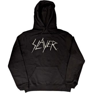 SLAYER Scratchy Logo Hooded Sweatshirt