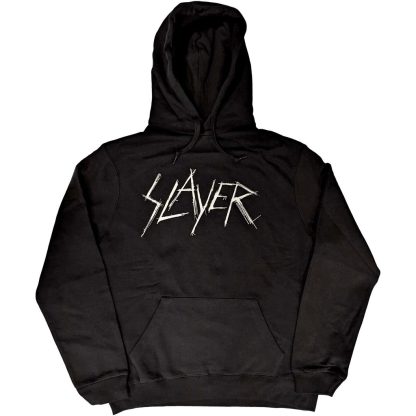 SLAYER Scratchy Logo Hooded Sweatshirt