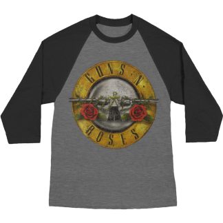 GUNS N ROSES Bullet Logo Baseball Jersey