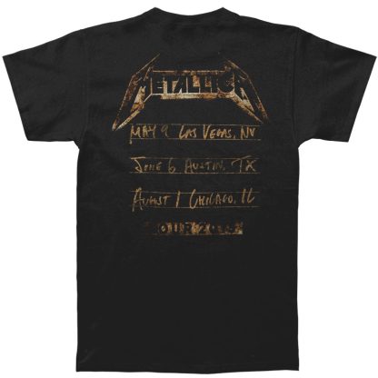 METALLICA Leather 2015 Tour Tee T-shirt - Image 2