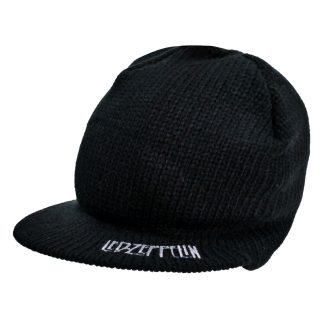 LED ZEPPELIN Swan Song Silver Stitch Billed Beanie Beanie
