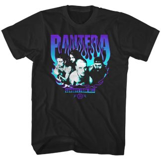 PANTERA Cowboys From Hell Purple Flame T-shirt