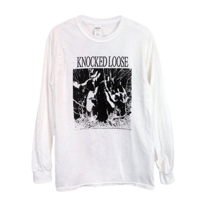 KNOCKED LOOSE I Am With You Now White Long Sleeve
