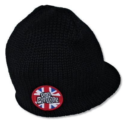 SEX PISTOLS Patches Logo Billed Beanie Beanie - Image 2