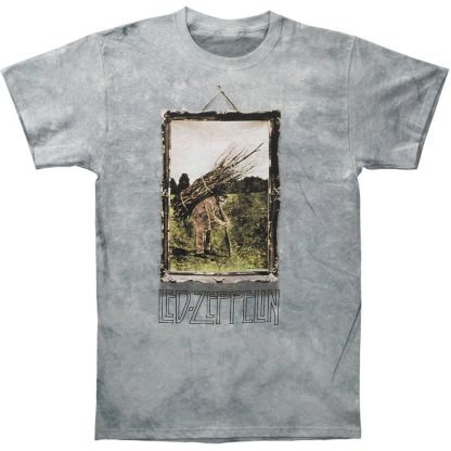 LED ZEPPELIN Man With Sticks Tie Dye T-shirt