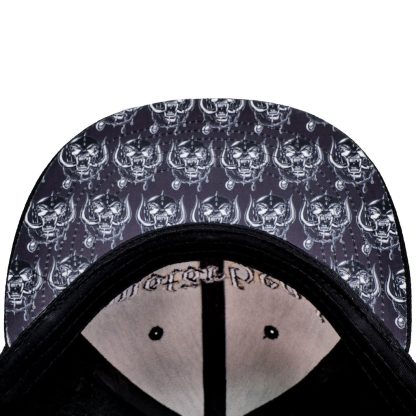 MOTORHEAD Logo & Warpig Snapback Baseball Cap - Image 3
