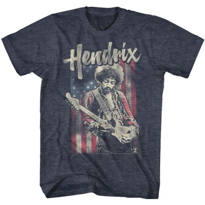 JIMI HENDRIX Flag Hendrix T-shirt