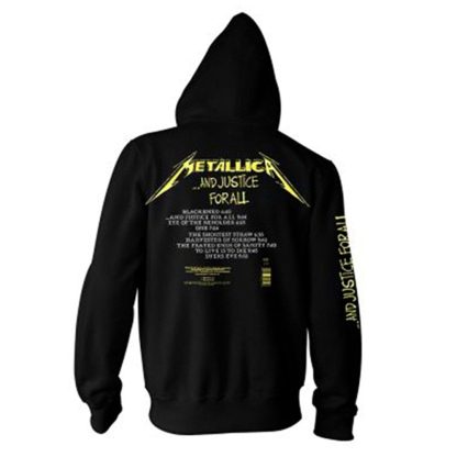 METALLICA And Justice For All Tracks Hooded Sweatshirt - Image 2