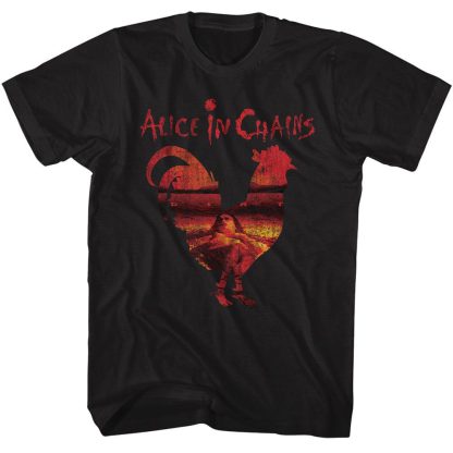 ALICE IN CHAINS  Dirt Album Rooster T-shirt