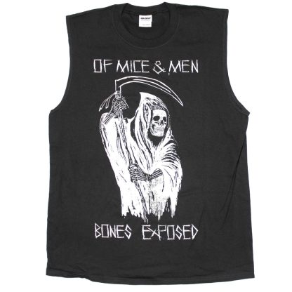 OF MICE & MEN Bones Exposed Sleeveless Muscle Tee Mens Tank