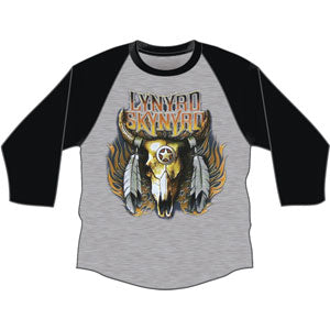 LYNYRD SKYNYRD Cow Skull Baseball Jersey