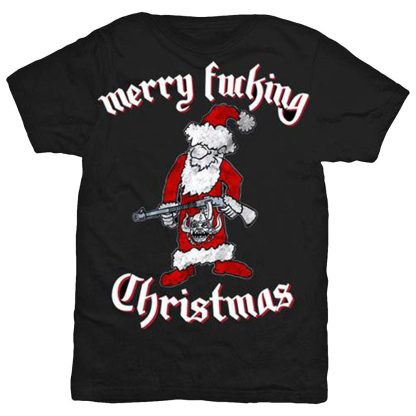 MOTORHEAD Merry Effing Christmas Slim Fit T-shirt