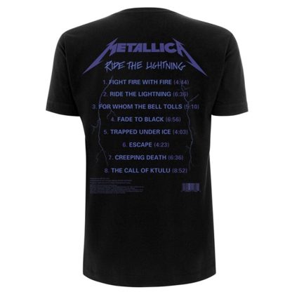 METALLICA Ride The Lightning Tracks T-shirt - Image 2