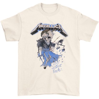 METALLICA Justice For All Beige T-shirt