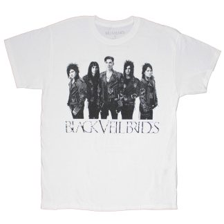 BLACK VEIL BRIDES Black & White Band Photo T-shirt