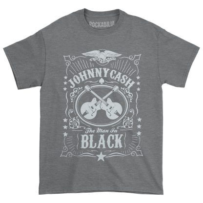 JOHNNY CASH Guitars Crest Tee T-shirt