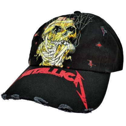 METALLICA Skull One Distressed Baseball Cap