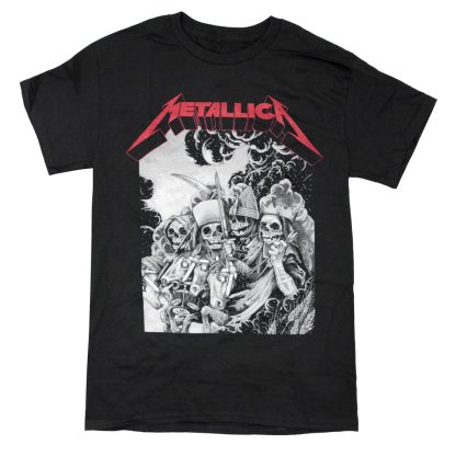 METALLICA Four Horsemen by John Dyer Baizley (Red, Black & Grey Variant) T-shirt