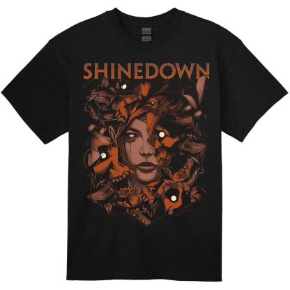 SHINEDOWN My Monsters Are Real by Wildner Lima (Rockmerch Exclusive) T-shirt