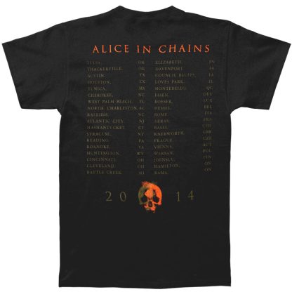 ALICE IN CHAINS Fetal 2014 Tour Slim Fit T-shirt - Image 2