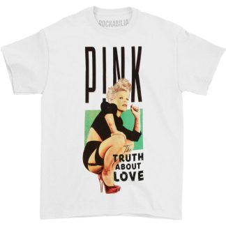 PINK Truth About Love 2013 Tour City Info Phoenix - Boston T-shirt