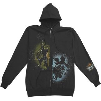 OUTKAST Mint Zippered Hooded Sweatshirt
