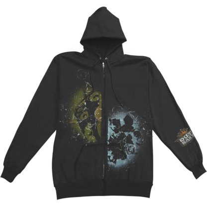 OUTKAST Mint Zippered Hooded Sweatshirt