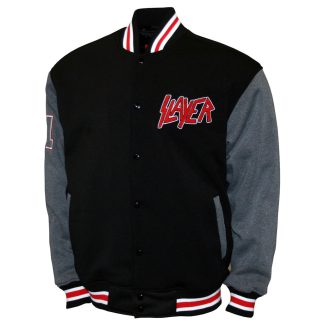 SLAYER Varsity Fleece Jacket Varsity Jacket