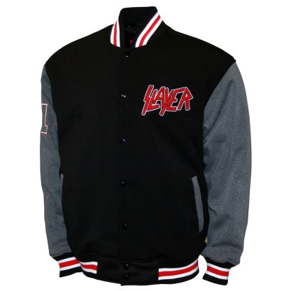 SLAYER Varsity Fleece Jacket Varsity Jacket