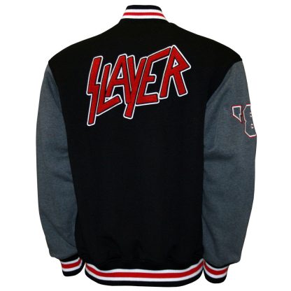SLAYER Varsity Fleece Jacket Varsity Jacket - Image 2