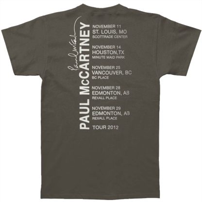 PAUL MCCARTNEY McCartney In Motion 2012 Tour Slim Fit T-shirt - Image 2