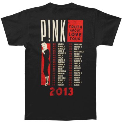 PINK Album Bars 2013 Tour Slim Fit T-shirt - Image 2