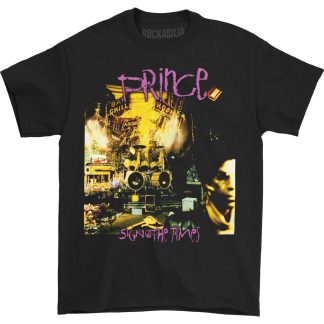 PRINCE Sign of the Times Black T-shirt