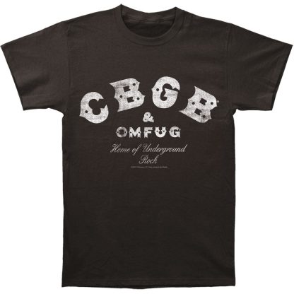 CBGB Distressed Logo Slim Fit T-shirt