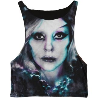 LADY GAGA Clouds Mens Tank