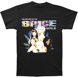 SPICE GIRLS Black Photo Return 07-08 T-shirt