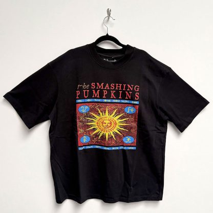 SMASHING PUMPKINS Sun Box Oversized Boxy Tee Vintage T-shirt - Image 2