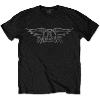 AEROSMITH Vintage Logo Slim Fit T-shirt