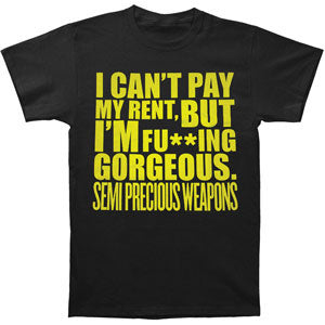 SEMI PRECIOUS WEAPONS Gorgeous Censored T-shirt