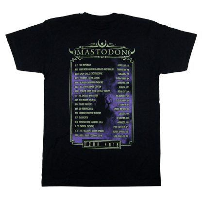MASTODON Relieve The Ages Of The Moon 2018 Tour HI - CAl T-shirt - Image 2