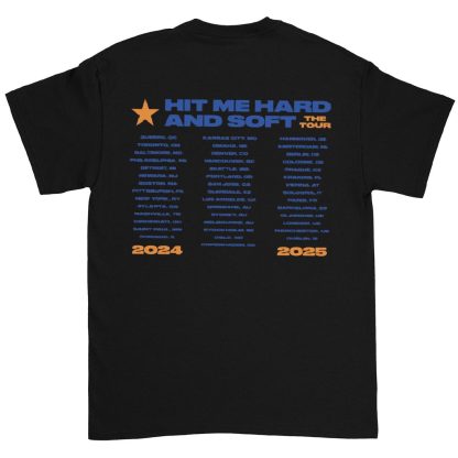 BILLIE EILISH Hit Me Hard And Soft Star Tour On Recycled Ecomax T-shirt - Image 2