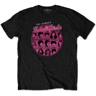 ROLLING STONES Some Girls Circle Version 1 Slim Fit T-shirt