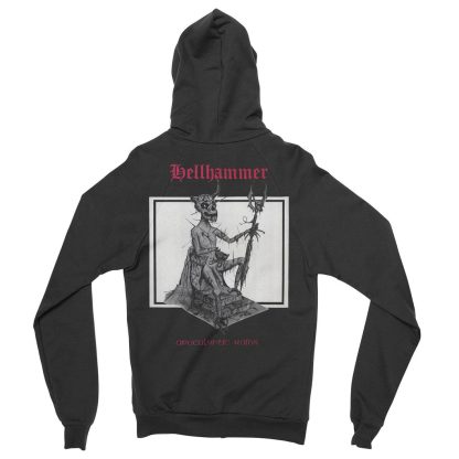 HELLHAMMER Apocalyptic Raids Zippered Hooded Sweatshirt - Image 2