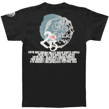 CURE Circle Logo 2013 Tour V-Neck Tee Slim Fit T-shirt - Image 2