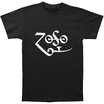 JIMMY PAGE White Zoso Logo T-shirt