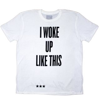 BEYONCE I Woke Up Like This - Flawless Slim Fit T-shirt