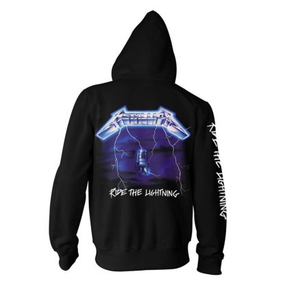 METALLICA Ride The Lightning Zippered Hooded Sweatshirt - Image 2